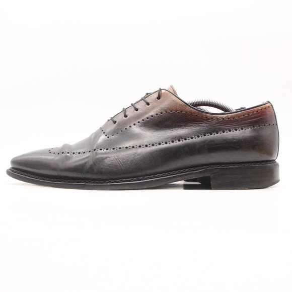Mezlan Roselli Mens Size 11.5 M Brown Tritone Wingtip Oxford Shoes 32155 main image 5